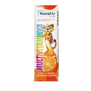 Novativ Kids Lollipop Multivitamins orange, 30 pièces