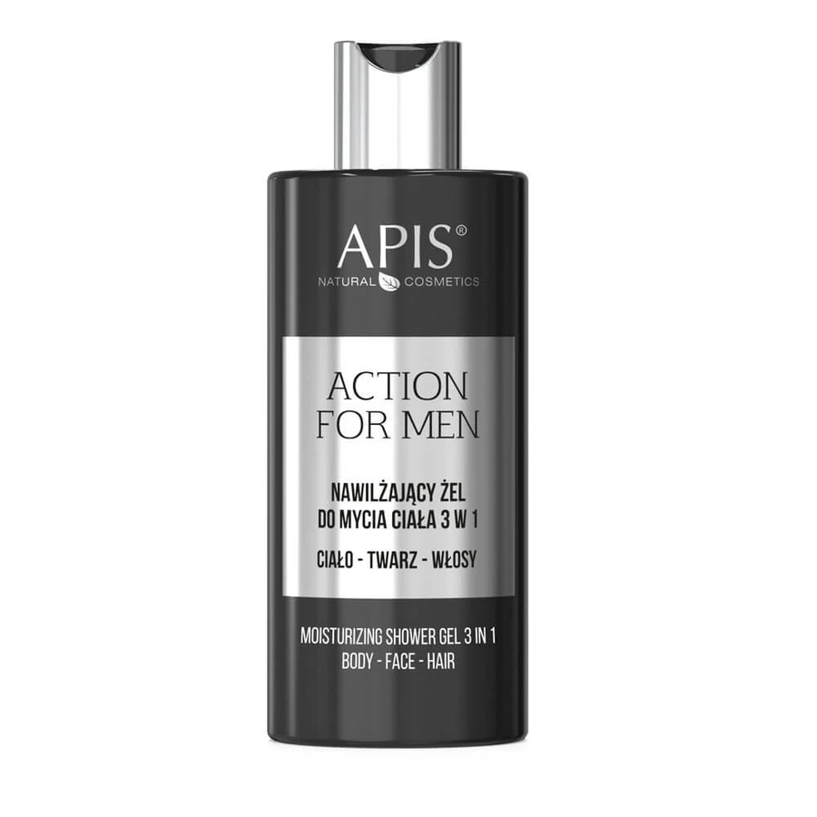 Apis Action For Men 3-in-1 hydraterende lichaamsreiniger 300ml