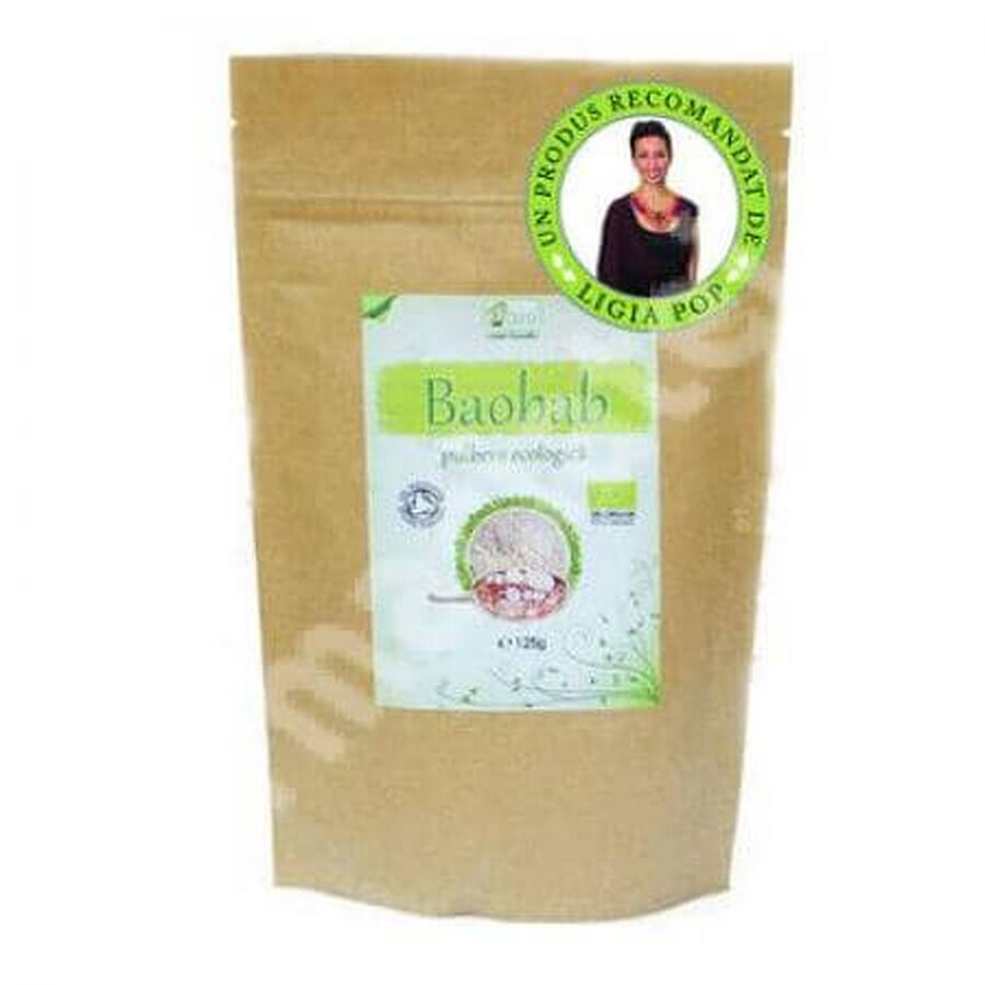 Baobab bio poeder, 125 g, Obio