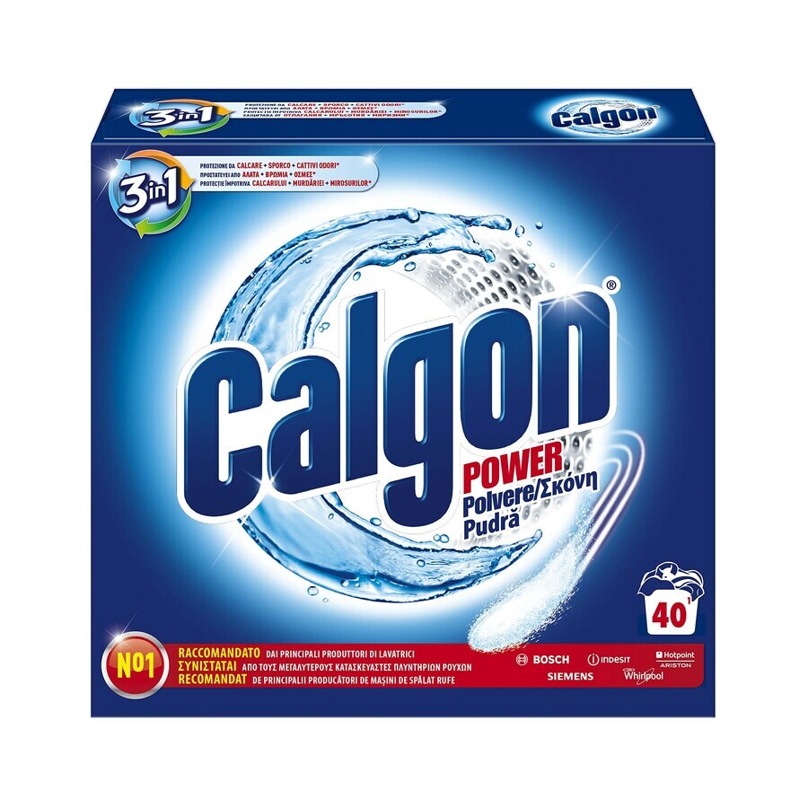 Calgon Polvere 3 in 1, 40 pra, 2 kg