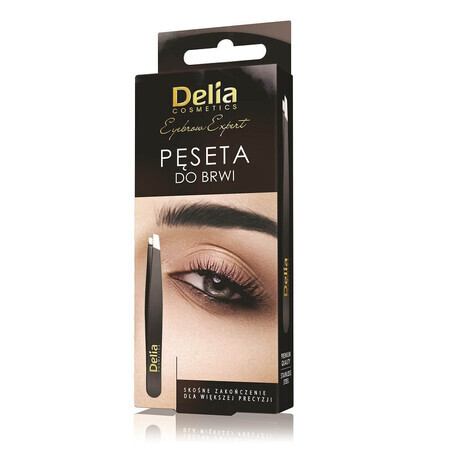 Delia Eyebrow Expert Pensetă pentru sprâncene Negru