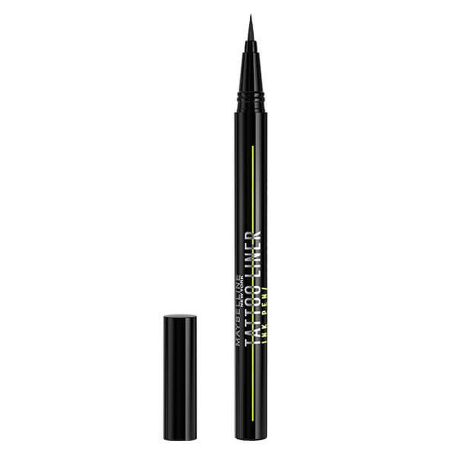 Maybelline Tattoo Liner Ink Pen Eyeliner negru, 1ml