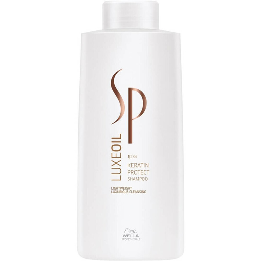 Wella Professionals SP Luxe Oil Shampoo rigenerante alla cheratina, 1000ml