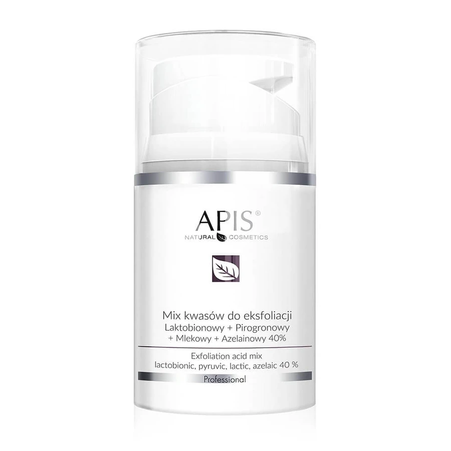 Apis Exfoliation Acid Mix Ácido lactobiónico + pirúvico + láctico + azelaico 40%, 50ml