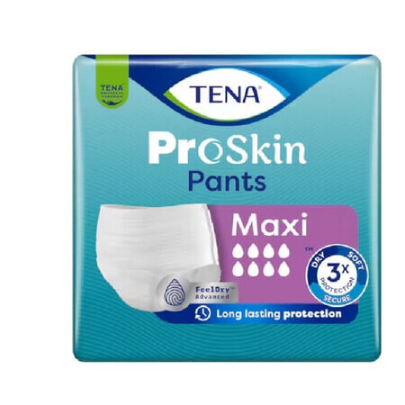 Tena Pants ProSkin ProSkin chonic chonic culotte maxi XL, 10 pcs - Longue durée !