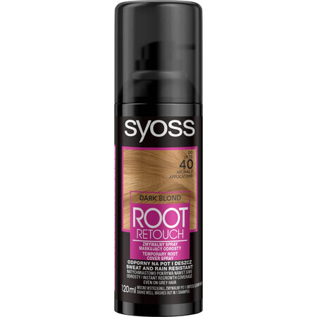 Syoss Root Retouch Dark Blonde Discolouration Masking Spray 120ml