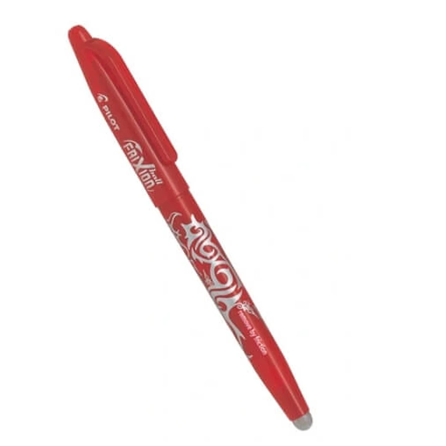 Bolígrafo con bola roja borrable