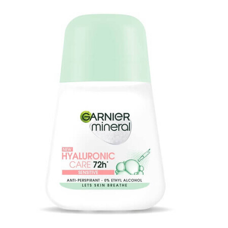 Garnier Mineral Hyaluronic Care Antiperspirant Roll-on, 50ml