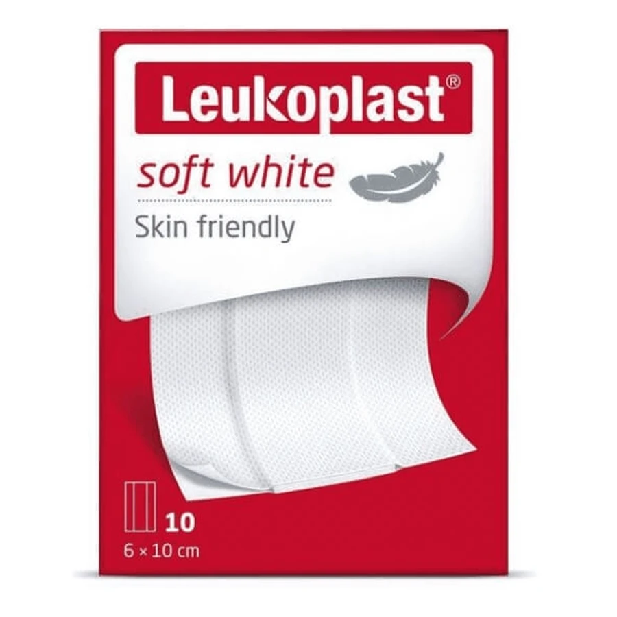 Leukoplast, Weiches Pflaster 10, 6 x10cm, 10 Stück - Lange Lebensdauer!