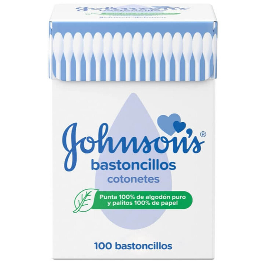 Johnson's, Bastoncillos wattenstaafjes, Stokjes, 100 stuks