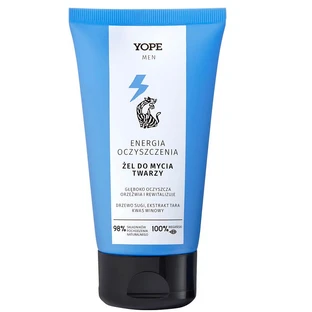 Yope Men Wood Energia Oczyszczenia, żel do twarzy, 150 ml