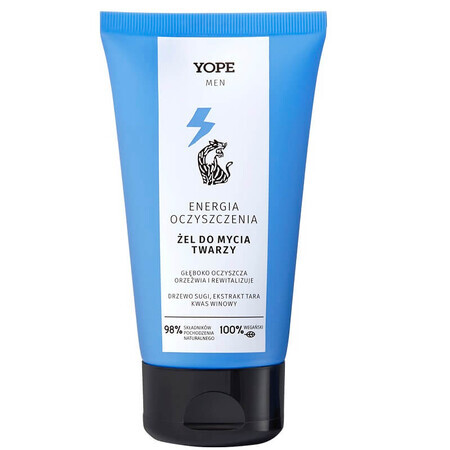 Yope Men Men's Wood el facial wash for men, 150ml