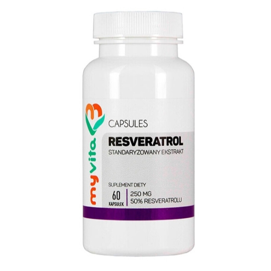 MyVita, Resveratrol, 60 capsules