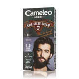 Cameleo Men Hair Colour voor baard en haar 3.0 Donkerbruin, 30ml