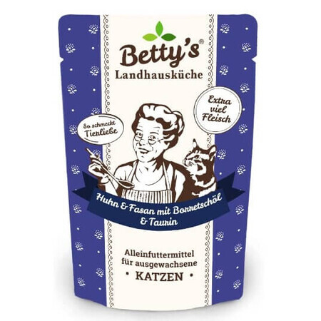 Betty's, Natvoer, Kip en baantjes, 100g