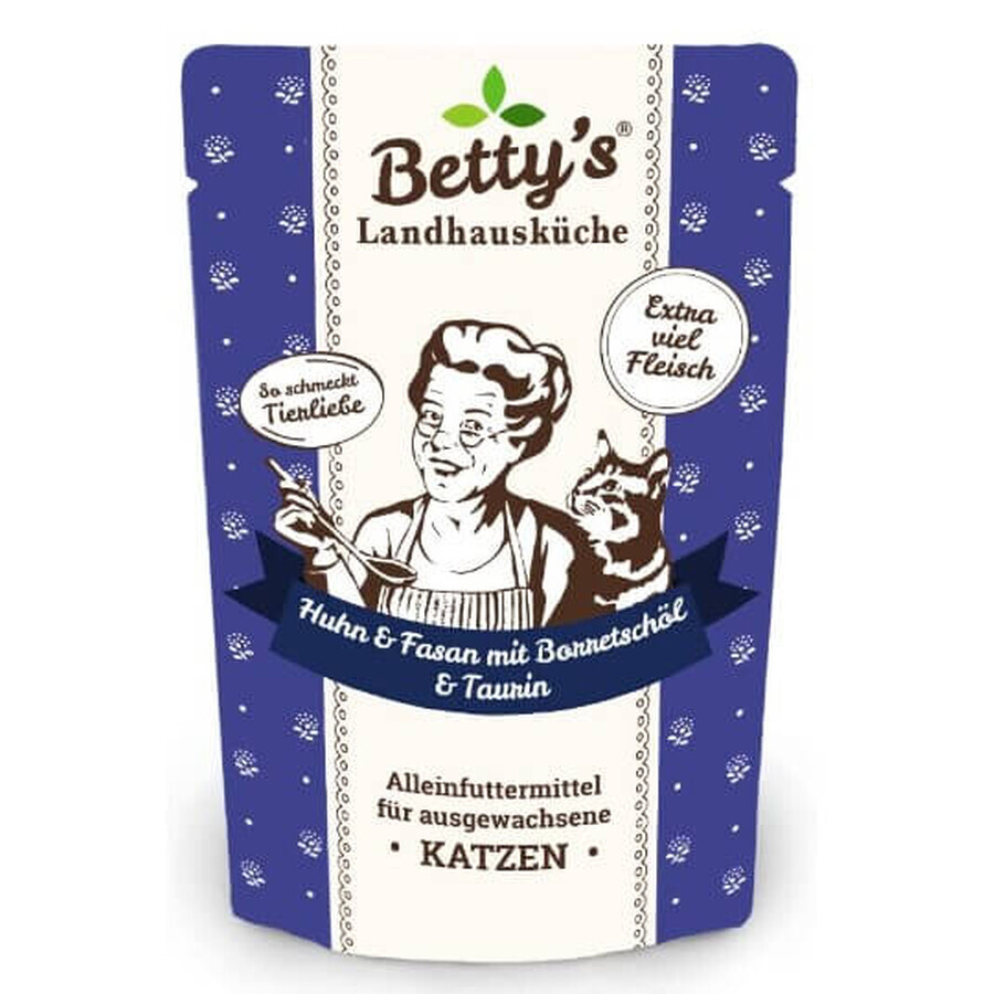 Betty's, Natvoer, Kip en baantjes, 100g