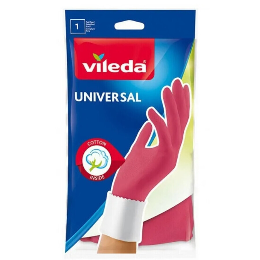 Vileda, multifunctionele handschoenen, maat M, 1 paar