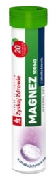 Magneziu 100 mg 20 comprimate efervescente