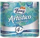 Foxy, Artistico Natural Wit Toiletpapier, 4 rollen