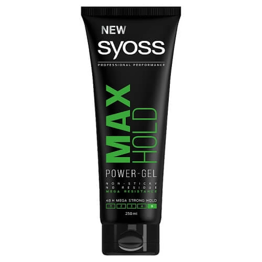Syoss Max Hold Gel Żel do włosów Mega Strong Hold, 250ml: ceny i cechy