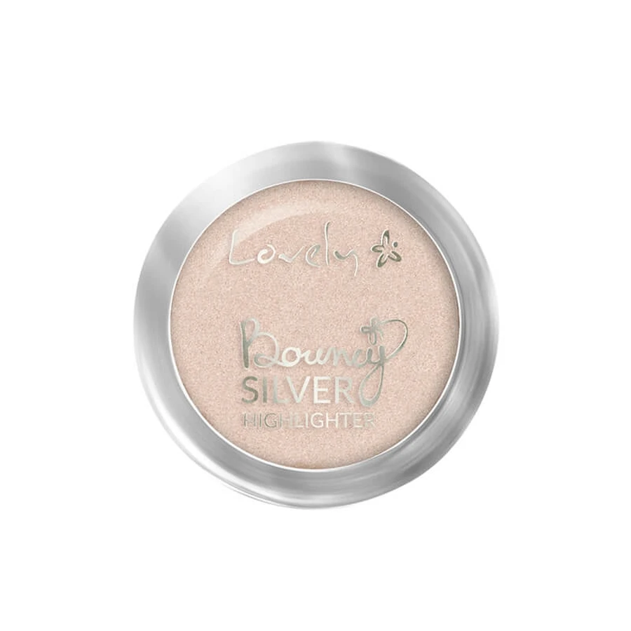 Mooie Bouncy Face Highlighter zilver