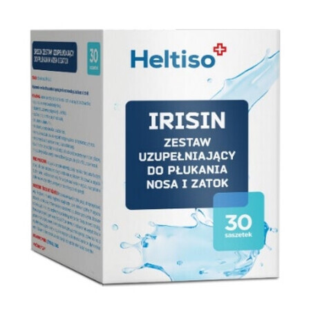 Heltiso Irisin Kit Descongestión Nasal y Sinusitis, 30 sobres - ¡Larga duración!