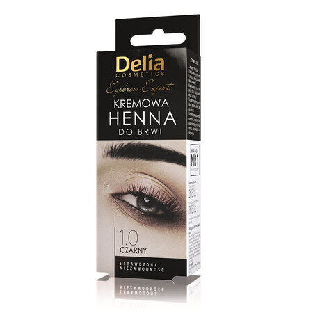 Delia Eyebrow Expert Eyebrow Cream henna eyebrow cream 1.0 black, 15ml