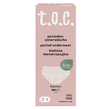 T.O.C.,Hipster, menstruatie ondergoed, rood S, 1 st