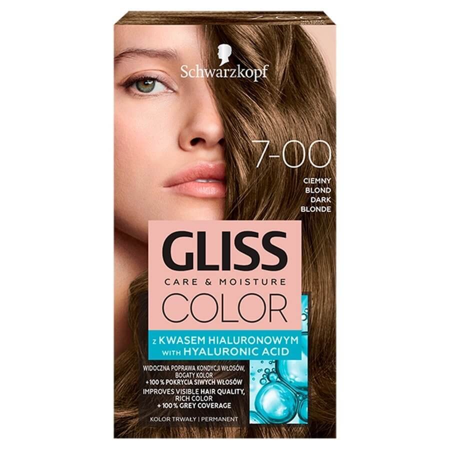 Schwarzkopf Gliss Color Cera Color con Ácido Hialurónico Rubio Oscuro 7-00