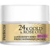 Perfecta 24K Goud- en Rozenolie Luxe Anti-Rimpel Dag- en Nachtcrème 60+, 50ml