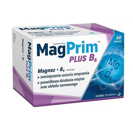 Magprim Plus B6, 60 comprimate