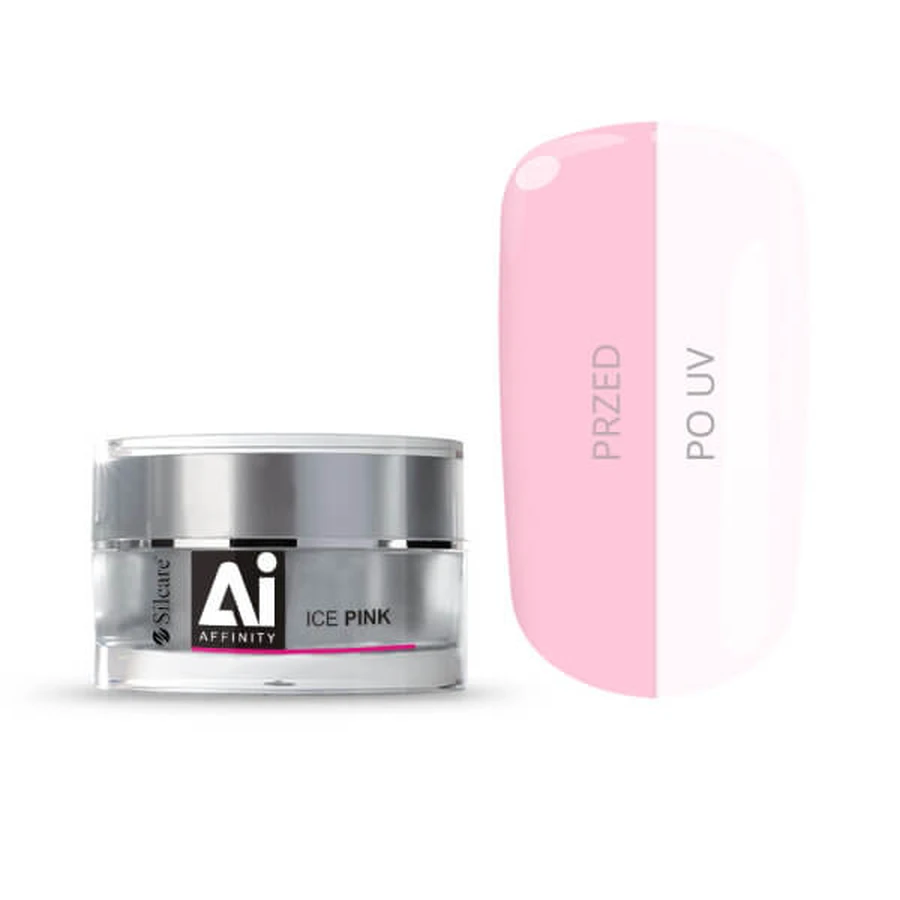 Silcare Gel Affinity Średniogęsty jednofazowy żel do paznokci Ice Pink, 15g: ceny i cechy