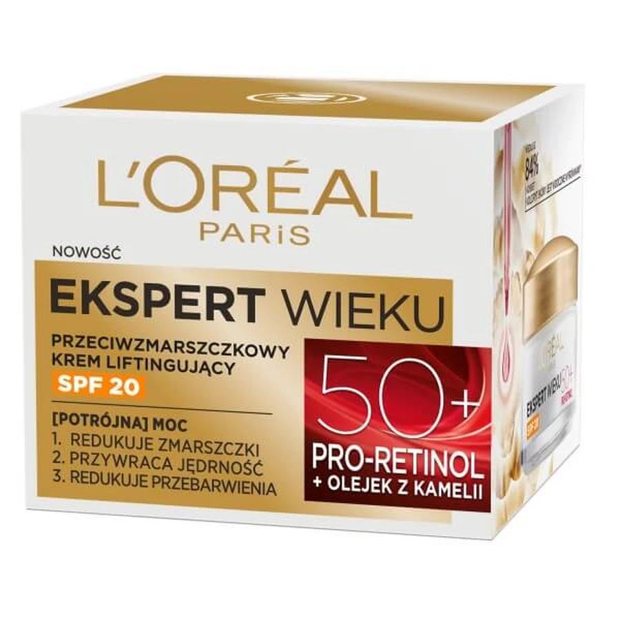 L'Oréal Paris Age Expert 50+ Crema de Día Lifting SPF20, 50ml