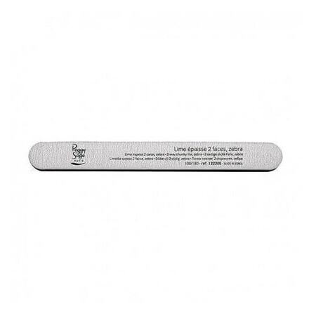 Peggy Sage Straight Nail File 100/180 zebra, 1 pc