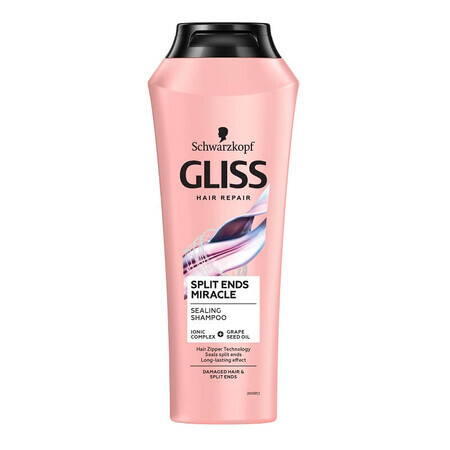 Schwarzkopf Gliss Split Ends Miracle Shampoo per capelli con doppie punte, 400ml