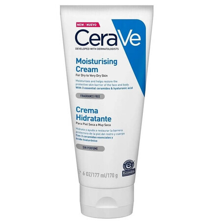 CeraVe lotion hydratante pour peaux sèches et très sèches, 177ml