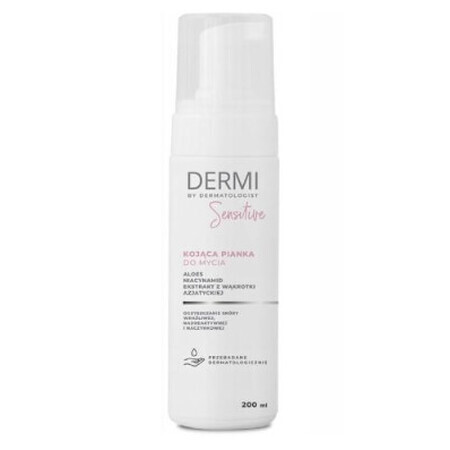 Dermi By Dermatologist Sensitive Cleansing Foam for Sensitive, Hyper-Reactive and Vascular Skin, 150 ml