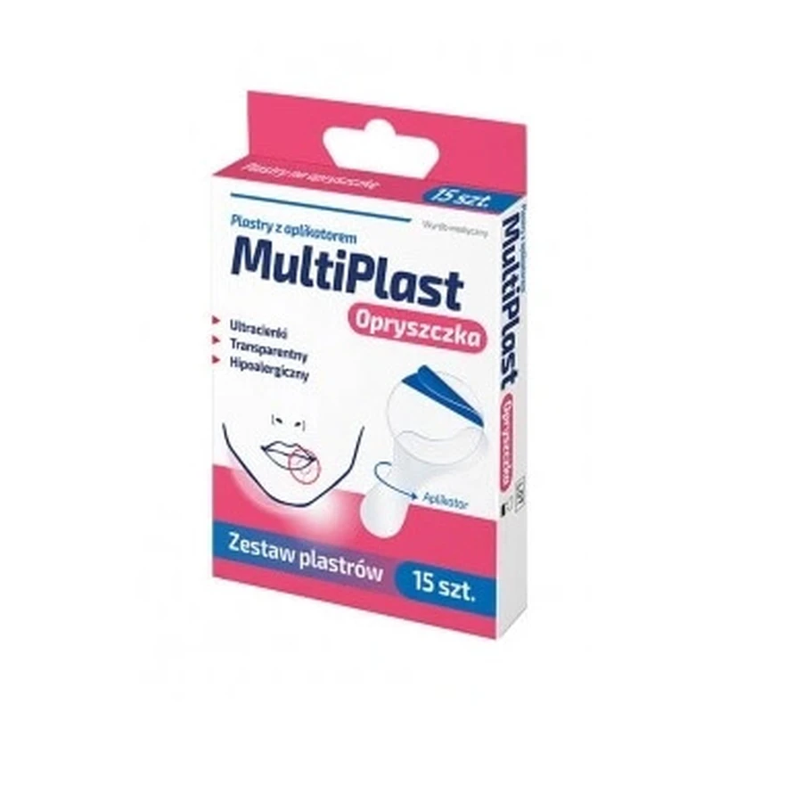 MultiPlast Herpes Slices with applicator, 15 pieces