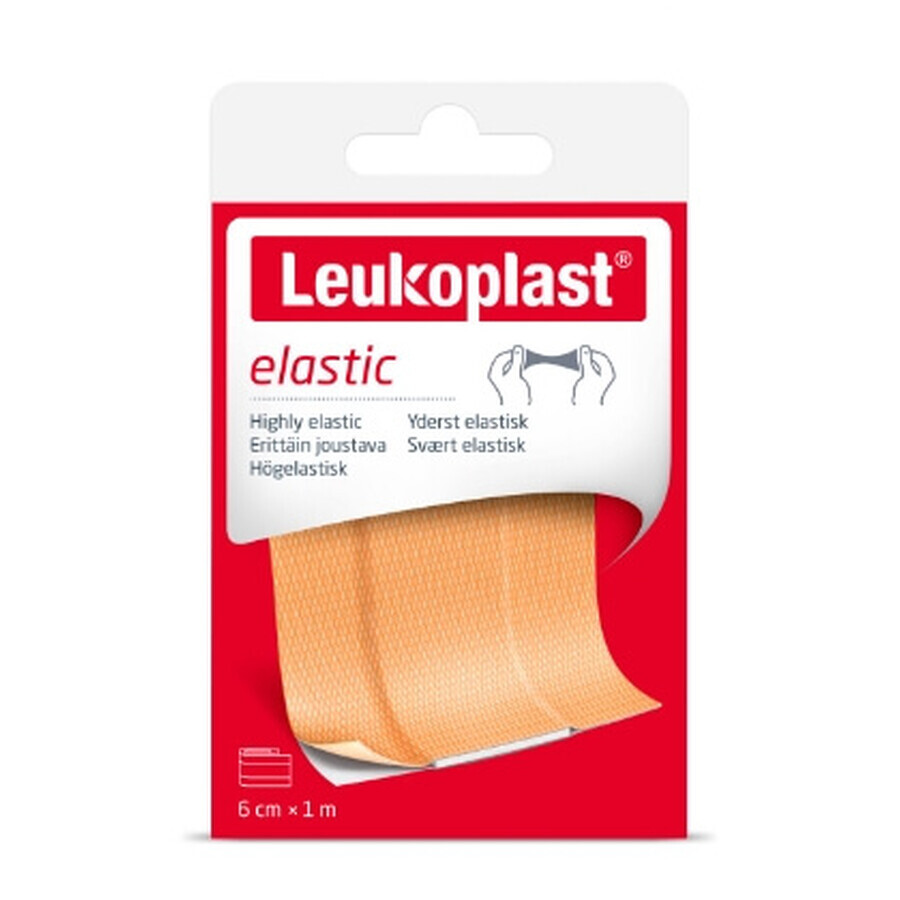 Leukoplast Plâtre élastique 6 cm x 1 m, 1 pièce - Longue durée de vie !