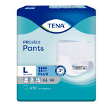 Tena Pants ProSkin ProSkin chonic underpants plus L, 10 pieces - Long term!