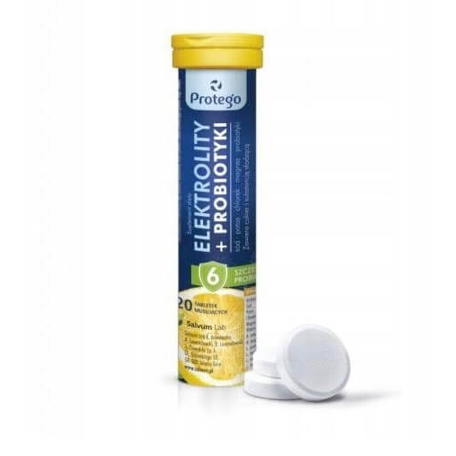 Protego Elektrolity + Probiotic, 20 bruistabletten