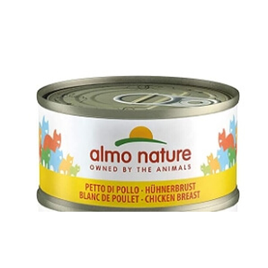 Almo nature, Kattenvoer, kipfilet, 70g