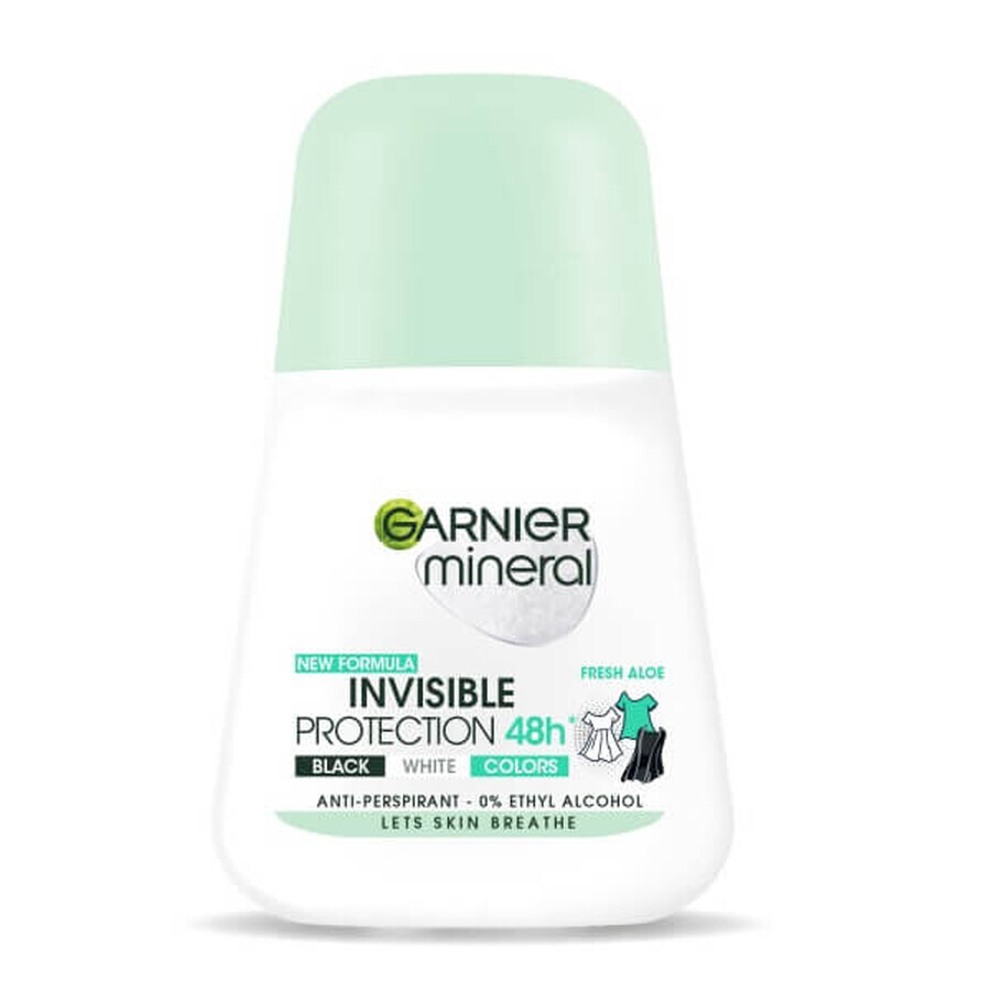 Garnier Mineral Invisible Protection Fresh Aloe Antiperspirant Roll-on, 50ml