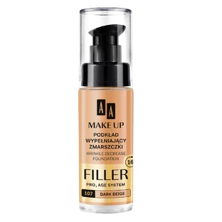 AA, Make Up Filler, wrinkle-filling foundation, 107 dark beige, 30 ml