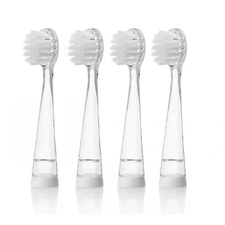 Brush-Baby Replacement pads for Wildones sonic toothbrush, 4 pieces