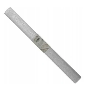 Papier de soie froissé gris argenté