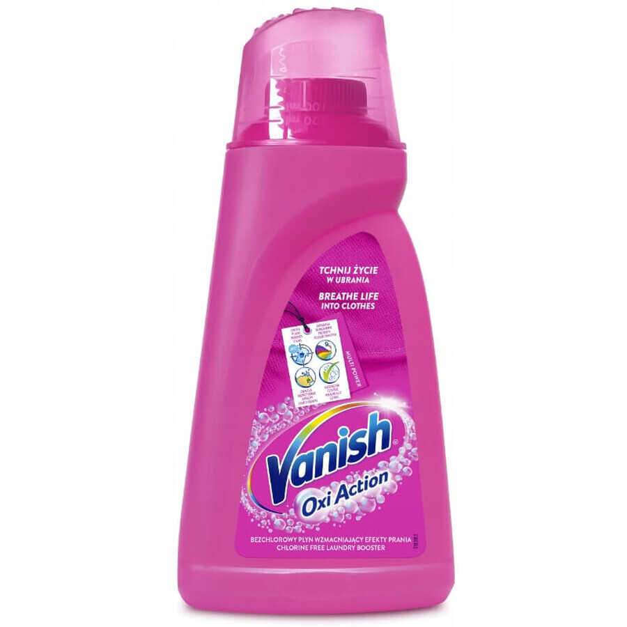 Vanish Oxi Action, Roze Wasmiddel, 1,5 l