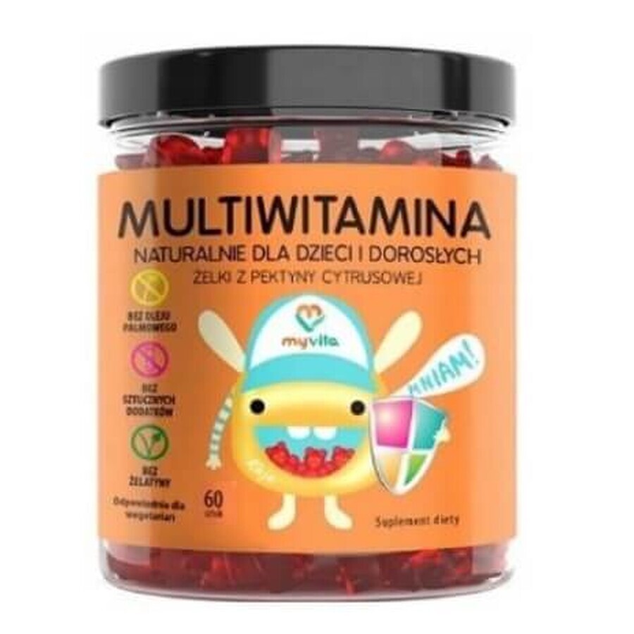 MyVita, Multivitaminico natural elan, 60 pezzi