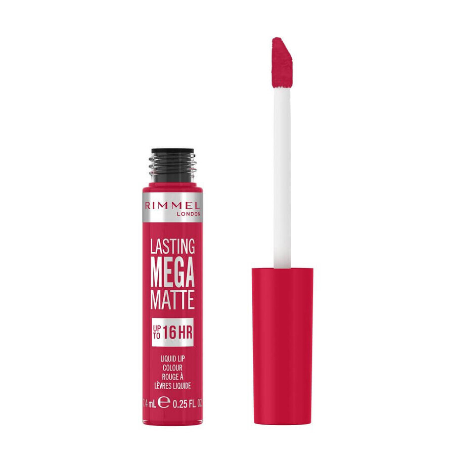 Rimmel Lasting Mega Matte Lipstick 910 Fuchsia Flush, 7.4ml