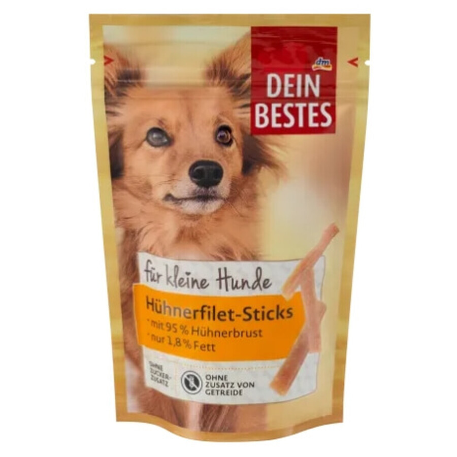 Dein Bestes, Snack voor kleine honden, kipfilet, 80 g